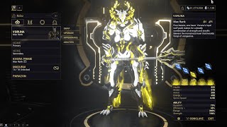 Warframe Maximum Investment  Voruna [upl. by Dugald]