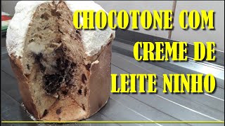 CHOCOTONE RECHEADO COM CREME DE LEITE NINHO [upl. by Karin]