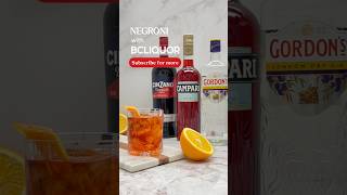 Mix up a classic Negroni in under 60 seconds Quick bold and ohsosmooth  BCL BCLCocktails [upl. by Mirna139]