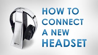 CL7400 OPTI How to connect a new headset [upl. by Ailil896]