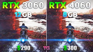 RTX 3060 12GB vs RTX 4060 8GB  Test in New Games 2024 [upl. by Eamanna]