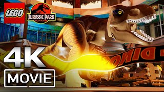 LEGO JURASSIC PARK All Cutscenes Game Movie 4K 60FPS Ultra HD [upl. by Allerim]