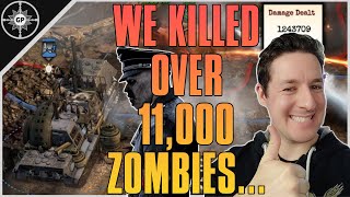 11000 ZOMBIES KILLED BUT THEY DESTROYED OUR PCS  Company of Heroes 2 Zombie Mod [upl. by Eixirt427]