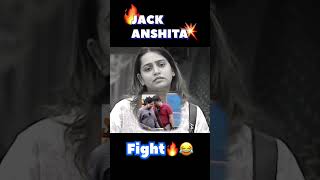 Jack vs Anshita Fight😂🔥bbshorts biggboss8 [upl. by Chapa]