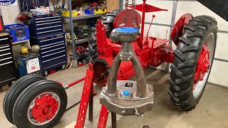 Farmall quotPreparation Hquot Episode 13 Front Bolster Rebuild amp Fenders Front Wheels amp Weights Go On [upl. by Ainehs]