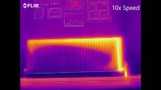 Thermal Video of a Working Radiator [upl. by Bonine]