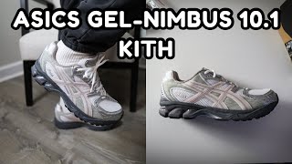 ASICS GelNimbus 101 x Kith  Review amp Onfeet [upl. by Ihcas]