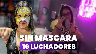 Se filtran 16 fotos de Luchadores Todos Sin Mascara del CMLL Y triple A [upl. by Yesdnil116]