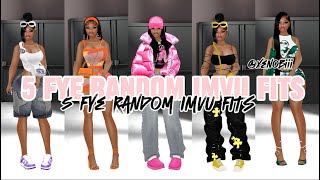 IMVU 5 RANDOM FEMALE OUTFITS ❤️ [upl. by Harima64]