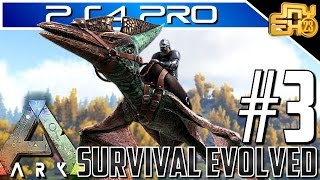 ARK on PS4 PRO  EP 3  KIBBLE TAMED PTERA  HOW TO MAKE KIBBLE [upl. by Lidia]