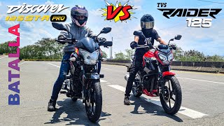 ⚠️TVS Raider 125 VS Discover 125 STR Pro 🥵🔥 ‼️La Gran Batalla Drag Race [upl. by Chapman918]