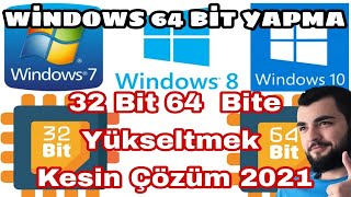 Windows 32 bit 64 bit yapma [upl. by Nelluc92]