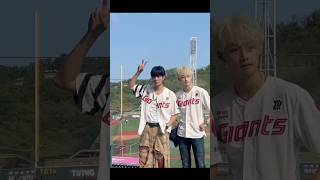 2Z  JISEOB amp HOJIN on the baseball field⚾️ [upl. by Animas877]