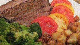 Herb Crusted Marinated Flank Steak [upl. by Ev575]