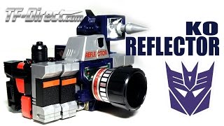 KO Transformers G1 Reflector Decepticon robot camera review [upl. by Lissie]