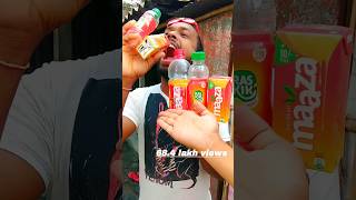 Maaza juice 🥭😋😋🤪🤣🤣😍 mango juice maaza frooti subscribe shambhumama [upl. by Aerb566]