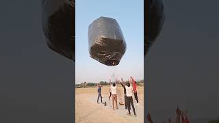 Mr Indian hacker new experiment big hot aire balloon 😱experiment mrindianhakershorts shorts [upl. by Melia]