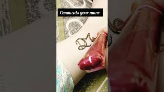 Letters design mehendi letters design viralvideo ytshorts shorts [upl. by Eisned]