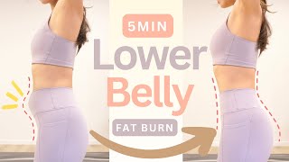 Quick Lower Belly Fat Workout  100 Burn amp Result Guaranteed  No equipment [upl. by Nanon]