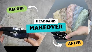 DIY HAIRBANDHEADBAND TUTORIALBEAUTIFUL DIY HAIRBAND IDEA [upl. by Alastair]