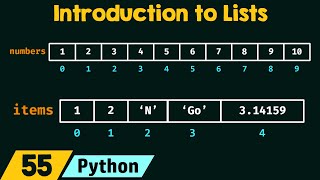 Introduction to Lists in Python [upl. by Currey662]