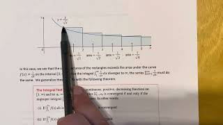 113  The Integral Test and Estimates of Sums Part 1 [upl. by Wilmott]