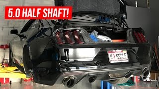 50 Half Shaft Install with PSYCHOTIC Mustang Owners [upl. by Euqinamod]