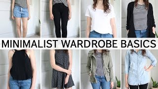 10 MINIMALIST WARDROBE BASICS  versatile amp minimal clothing essentials [upl. by Oiuqise316]