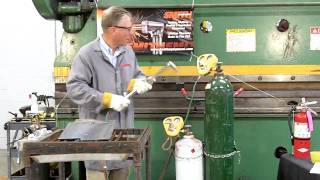 Propane amp Oxygen Torch Cutting Instructional Video [upl. by Mann]