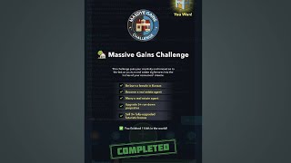 How to Complete Bitlifes Massive Gains Challenge [upl. by Hutchison]