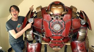 Iron Man Hulkbuster Cosplay 40  Finishing the Helmet amp Shoulders  James Bruton [upl. by Varian]