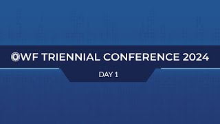 TRIENNIAL CONFERENCE 2024  DAY 1 [upl. by Onimixam]