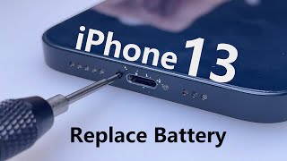 How to replace the battery in your iPhone 13 [upl. by Zoara1]