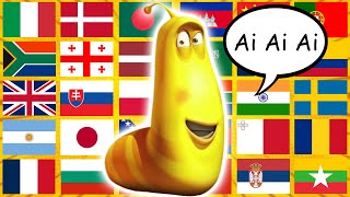 Yellow Larva quotAi Ai Aiquot in different languages meme [upl. by Nnednarb]