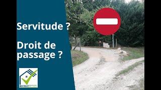 ⏩ SERVITUDES et Droits de passage  Différences et vigilance 😬 [upl. by Gard]