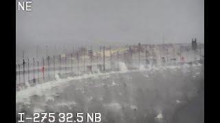 Live view of the Howard Frankland bridge as Hurricane Debby passes Tampa Bay [upl. by Wurster]