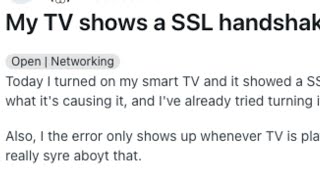 How To Resolve SSL Handshake Failed Issue On Your LG Smart TV [upl. by Cordova]