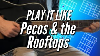 This Damn Song  Pecos amp the Rooftops  Guitar Tutorial [upl. by Ross]