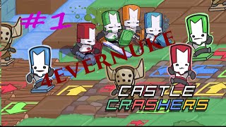 Castle Crashers Episodio 1  Alces con diarrea y un Nuevo modo de juego [upl. by Dyane]