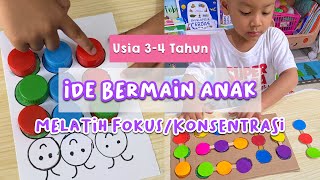 7 Ide Bermain Anak Usia 3 Tahun untuk Melatih Fokus dan Konsentrasi [upl. by Shaper85]