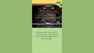 How To Reheat Pizza in Oven [upl. by Hooker]