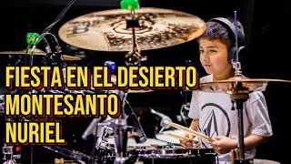 FIESTA EN EL DESIERTOMONTESANTO  DRUM COVER POR NURIEL DRUMS SAMPLE DAY 110824 [upl. by Serilda]