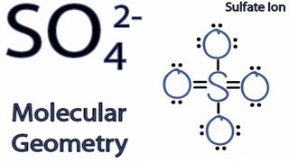 SO4 2 Molecular Geometry  Shape and Bond Angles [upl. by Reed311]