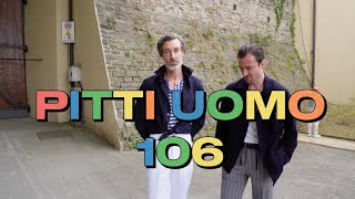 COSA INDOSSANO LE PERSONE A PITTI UOMO 106ep 20 4K pittiuomo [upl. by Brigitte372]