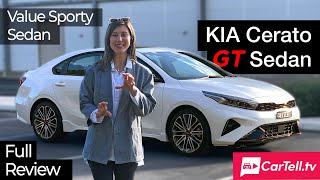 2022 Kia Cerato GT 0100kmh amp engine sound [upl. by Shirlene]