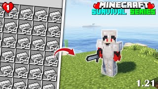 I Make Full Iron Armor in my Survival Series EP1 Hindi [upl. by Dev]