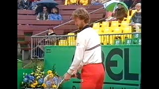 Mats Wilander vs Miloslav Mecir Hamburg 1985 HF [upl. by Calen]