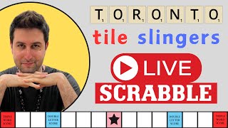 Live Scrabble Toronto Tile Slingers with Josh Sokol [upl. by Jaye]