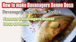 DavangereBenneDosaMakingAtHome HowToMakeButterDosa DavanagereButterDosaMaking FoodiesofDavangere [upl. by Venuti796]