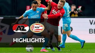 Highlights AZ  PSV  Eredivisie [upl. by Dwinnell]